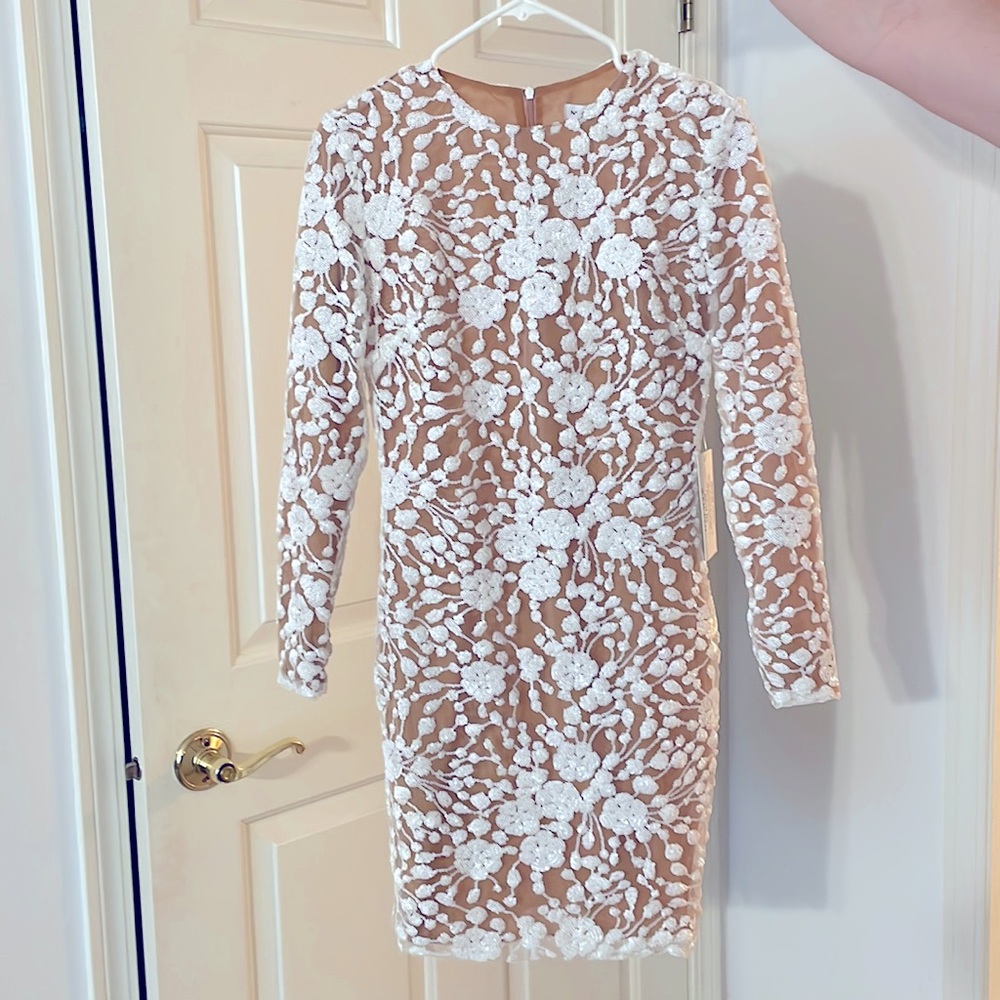 Nadine Merabi Ana White Dress